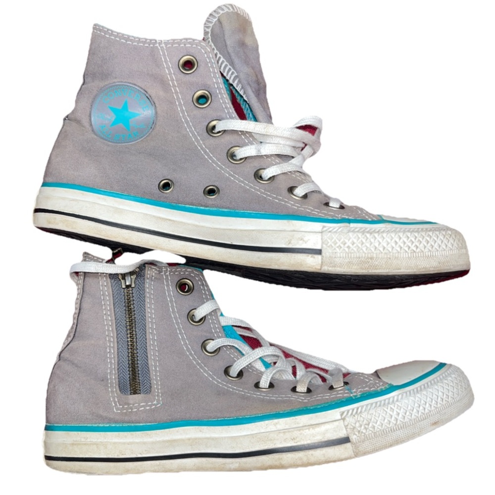 Chuck Taylor Converse All Star High Tops Limited Edition No Time To Lace Size 6